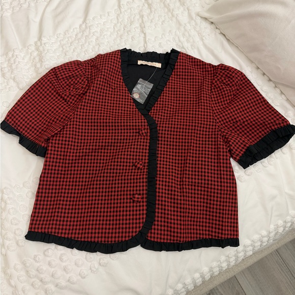 FAITH NAOMI SCARLETT CHECKERED TOP SMALL BRAND NEW SOLD OUT - Picture 6 of 10